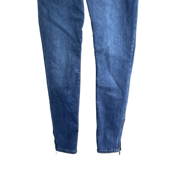 True Religion Women's X Manchester United Skinny Stretch Denim Overall Jumpsuit - Picture 3 of 15